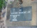 Beryl Victoria Elaine REICHLE,
died 17 Feb 1990 aged 66 years;
Lawnton cemetery, Pine Rivers Shire