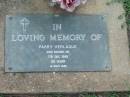 Parry VERLAQUE,
died 7 Dec 1989 aged 59 years;
Lawnton cemetery, Pine Rivers Shire