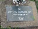 Grant Andrew DOWLING,
died 22 May 1990 aged 22 years;
Lawnton cemetery, Pine Rivers Shire