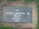 Raymond A. CLARK,
born 12 Mar 1913,
died 22 Jan 1974 aged 61 years;
Lawnton cemetery, Pine Rivers Shire