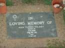 Hugh Thomas MALONEY,
baby,
stillborn 23 May 1981;
Lawnton cemetery, Pine Rivers Shire