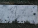 John BEATTIE,
born Co Tyrone Ireland 1838,
died Coomera 9 July 1923 aged 85 years;
George BEATTIE,
son,
killed in action Albert France
28 March 1918 aged 29 years;
Edwin BEATTIE,
son,
died Codford England 1 Jan 1917 aged 22 years;
Mary Elizabeth BEATTIE,
wife mother,
died 16 May 1946 aged 93 years;
Eliza Jane BEATTIE,
eldest daughter,
died 4-2-1969 aged 96 years;
Lower Coomera cemetery, Gold Coast