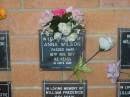 Anna WILSON,
died 16 Aug 1977 aged 62 years;
Lower Coomera cemetery, Gold Coast