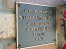 
William Albert LUBKE
11 Sep 1993, aged 83
Lowood General Cemetery

