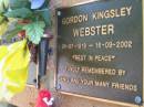 
Gordon Kingsley WEBSTER
b: 1 Jul 1918, d: 16 Sep 2002
(remembered by Denis)
Lowood General Cemetery

