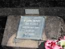 Ida KLASS, died 3-10-67, 67 years;
Lowood Trinity Lutheran Cemetery (St Marks Section), Esk Shire