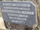 Rose Loraine PEILE, wife mother,
died 11 May 1947 aged 44 years;
Ma Ma Creek Anglican Cemetery, Gatton shire
