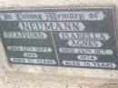 Stafford NEUMANN,
died 13 Sept 1961 aged 57 years;
Isabella Agnes NEUMANN,
died 25 Oct 1974 aged 75 years;
Ma Ma Creek Anglican Cemetery, Gatton shire