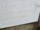 William SINGH, husband father grandfather,
died 22 Aug 1965 aged 61 years;
Ma Ma Creek Anglican Cemetery, Gatton shire
