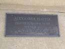 
Alexander SLATTER,
husband of Nancy,
dad,]
born 16-7-1898,
died 12 March 1983 aged 85 years;
Maroon General Cemetery, Boonah Shire
