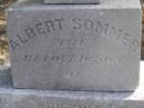 Albert SOMMER,
son of John & Christina SOMMER,
died 15 Jan 1902 in 22nd year;
Meringandan cemetery, Rosalie Shire