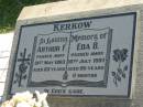 Arthur F KERKOW
21 May 1983, aged 83
Eda B KERKOW
10 Jul 1997, aged 95 years 11 months
Minden Zion Lutheran Church Cemetery