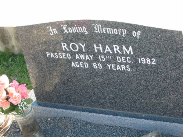 Roy HARM  | 15 Dec 1982, aged 69  | Minden Zion Lutheran Church Cemetery  | 