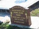 
Ethel Elsie PAGEL
24 Jan 2002 aged 93
MindenCoolana - St Johns Lutheran 
