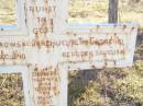 Marie Ostrowski verehlichte Thomas GADISCHKI,
born 19 Dec 1840 died 3 Aug 1881;
St Johns Evangelical Lutheran Church, Minden, Esk Shire