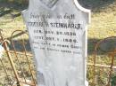 Friedrich STEINHARDT,
born 28 Nov 1838 died 1 Oct 1885;
St Johns Evangelical Lutheran Church, Minden, Esk Shire