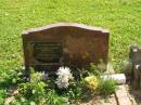 Ervyn John Gustav GERHARDT,
3-1-1911 - 3-12-2002,
husband of Mavis,
father father-in-law grandfather great-grandfather;
James Martin GERHARDT,
infant son,
died 1941 Esk;
Kay Helen GERHARDT,
infant daughter,
died 1948 Toowong;
Moore-Linville general cemetery, Esk Shire
