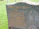August F.W. KASSULKE,
husband father,
died 4 Dec 1959 aged 66 years;
Elizabeth Agnes KASSULKE,
died 3-3-1980 aged 86 years;
Moore-Linville general cemetery, Esk Shire