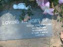 Neville Francis WILLIAMS,
died 4 Dec 1993 aged 47 years 11 months;
Moore-Linville general cemetery, Esk Shire