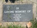 Ivy GESSLING,
died 18 Oct 1997 aged 82 years;
Moore-Linville general cemetery, Esk Shire