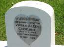 Vivian Aileen CARSELDINE,
daughter,
died 1-4-1965 aged 2 years 8 months;
Moore-Linville general cemetery, Esk Shire