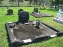 Frank HORNE,
husband father,
died 10 Jan 1959 aged 82 years;
Ethel HORNE,
mum,
died 8 Aug 1983 aged 96 years 11 months;
Reginald Enoch HORNE,
died 12-10-1972 aged 56 years;
Moore-Linville general cemetery, Esk Shire