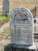 Amy Evelyn HINRICHSEN
born: 8 Aug 1902
Died: 12 Jul 1905
aged 2 yrs 11 months
Mt Walker HistoricPublic Cemetery, Boonah Shire, Queensland