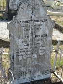 Harriett BREWER
9 Aug 1913
aged 86 yrs
Josias H BREWER
6 Jul 1893
53 yrs
Mt Walker HistoricPublic Cemetery, Boonah Shire, Queensland