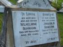 Wilhelmine BUHMANN
22 Mar 1952, aged 88
Johann H BUHMANN
20 Dec 1937, aged 70
Mt Cotton Gramzow Cornubia Carbrook Lutheran Cemetery, Logan City