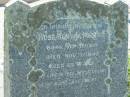 Rose Bertha PROFKE,
born 16 Sept 1915 died 7 Nov 1940 aged 25 years;
Mt Beppo General Cemetery, Esk Shire