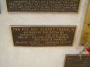 Roy Albert FRANKLIN; 18yr10mth, son of William Albert and Annie M
War Memorial, Elsie Laver Park, Mudgeeraba