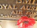 William Braid SMITH, 15-10-2000, aged 91
War Memorial, Elsie Laver Park, Mudgeeraba