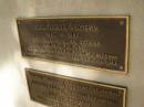 Isaac Rankin ANDREWS; 1850 - 1936
early storekeeper and butcher. Justice of the peace, Donated land for the first Mudgeeraba state school and Mudgeeraba memorial hall.
Pioneers Memorial, Elsie Laver Park, Mudgeeraba