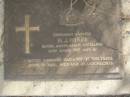 H.J. HINES,
died 11 April 1987 aged 67 years,
husband dad pop of Win, Trish, John, Carmel,
Judy & grandchildren;
Mudgeeraba cemetery, City of Gold Coast