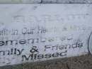 Yvonne BARLOW,
remembered by Craig;
Mudgeeraba cemetery, City of Gold Coast