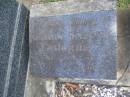 Harry Kenny THORPE,
born 28-3-1905,
died 1-9-1983;
Edith Jean THORPE,
born 7-10-1908,
died 16-3-1983;
Mudgeeraba cemetery, City of Gold Coast