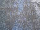 Harry Kenny THORPE,
born 28-3-1905,
died 1-9-1983;
Edith Jean THORPE,
born 7-10-1908,
died 16-3-1983;
Mudgeeraba cemetery, City of Gold Coast