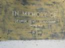 George Henry BEAUCHAMP,
died 1964 aged 39 years;
Mudgeeraba cemetery, City of Gold Coast