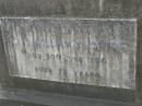John William ANDREWS,
died 30 June 1964 aged 72 years;
Mudgeeraba cemetery, City of Gold Coast