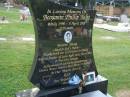 Benjamin Phillip KALJO,
8 July 1990 - 9 April 2007 aged 16 years,
son of Christine & Phillip,
bothter of Leon, Kylie, Jack, Tia & Max,
loved by Samaya;
Mudgeeraba cemetery, City of Gold Coast