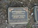 Jeffrey ROGERS,
7-10-1913 - 16-10-2000;
Muriel Jean ROGERS,
6-10-1915 - 20-8-2004;
Mudgeeraba cemetery, City of Gold Coast