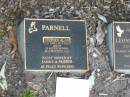 Stephen Alan PARNELL,
2-5-1952 - 17-2-2006 aged 53 years;
Mudgeeraba cemetery, City of Gold Coast
