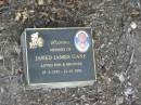Jared James GANE,
son brother,
27-5-1974 - 12-10-2002;
Mudgeeraba cemetery, City of Gold Coast
