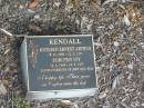 Richard Ernest Arthur KENDALL,
5-11-1900 - 12-3-1971;
Dorothy Ivy KENDALL,
19-6-1904 - 14-9-1977;
parents of Ann & Kay;
Mudgeeraba cemetery, City of Gold Coast