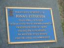 Jonas ESTOESTA,
22-10-1984 - 2-3-2005,
son of Jerome & Nanette,
brother of Janine;
Mudgeeraba cemetery, City of Gold Coast