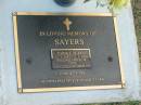 Carmel Jo-Ann SAYERS,
13-7-1951 - 2-1-2006,
wife of Tom,
mother of John & Daniel;
Mudgeeraba cemetery, City of Gold Coast