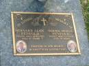 Bernard Alan PENFOLD,
died 19-12-1983 aged 67 years;
Norman Merle PENFOLD,
died 1-1-2004 aged 75 years;
Mudgeeraba cemetery, City of Gold Coast