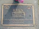 Norma Jessie RYAN,
3-8-1923 - 1-6-1998,
children Raymond, Margaret, Donald, Leslie,
grandchildren;
Mudgeeraba cemetery, City of Gold Coast