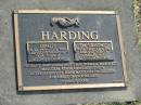 Charles HARDING,
6-12-1908 - 22-1-1998,
husband of Eva (Nimmo),
father of Shirley, Beresford (Rus), Ian, Donald,
Margaret, Malcolm, Keith, Gregory & Lynley;
Eva (Grandma) HARDING,
29-12-1909 - 27-4-2000,
wife of Charles (Pop),
mother of Shirley, Beresford (Rus), Ian, Donald,
Margaret, Malcolm, Keith, Gregory & Lynley;
Mudgeeraba cemetery, City of Gold Coast