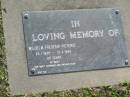 Wilhelm Frederik PIETERSE,
25-1-1935 - 21-3-1999 aged 63 years,
husband father;
Mudgeeraba cemetery, City of Gold Coast